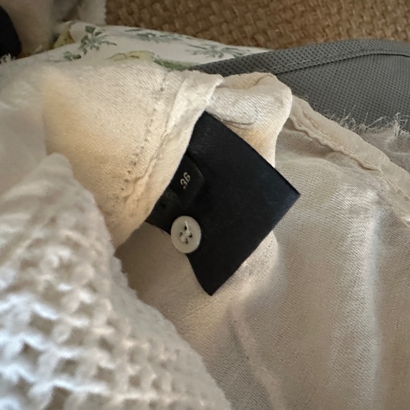 Isabel Marant Fringe Cream Top 36 - Picture 6 of 6